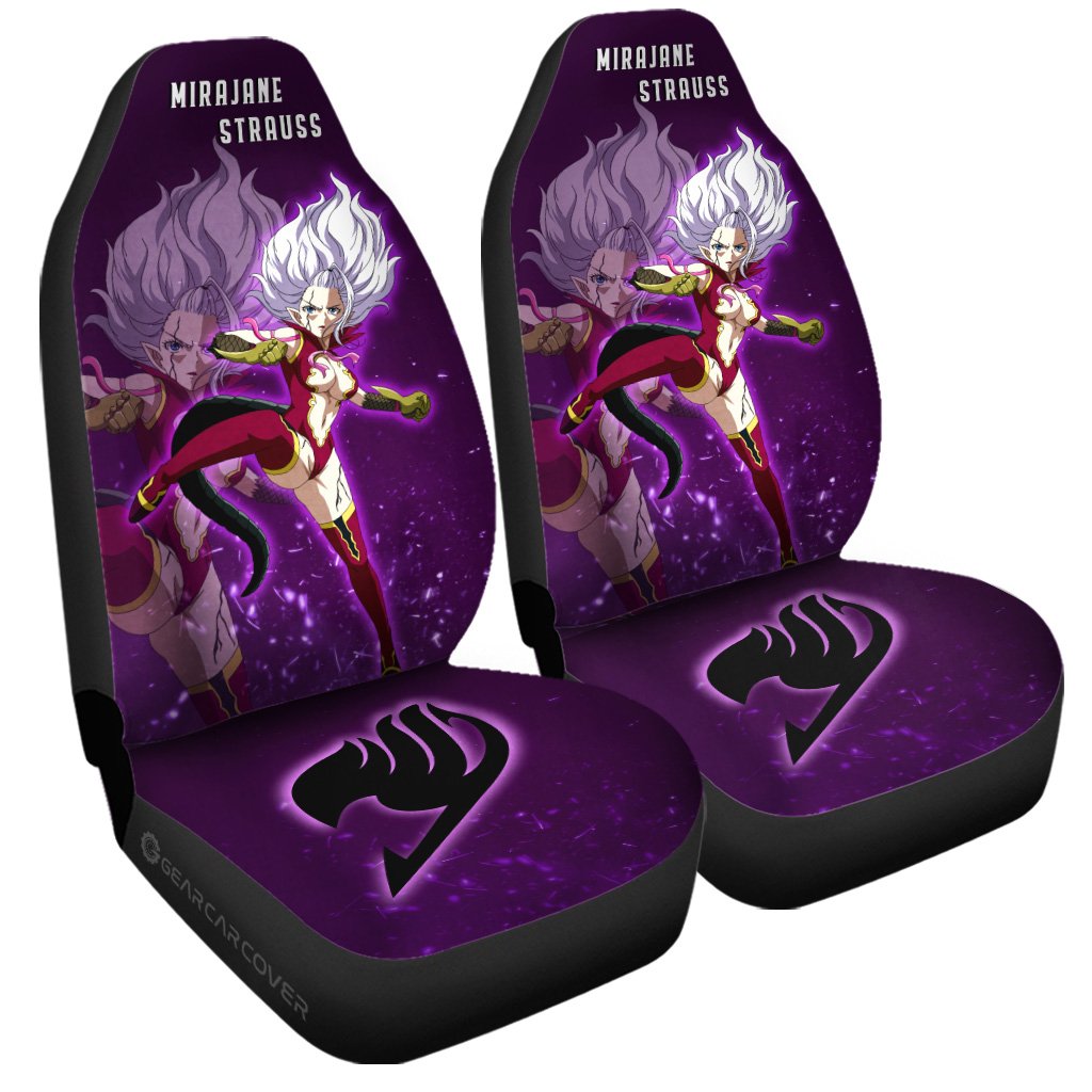 Mirajane Strauss Car Seat Covers Custom Fairy Tail Anime - Gearcarcover - 3