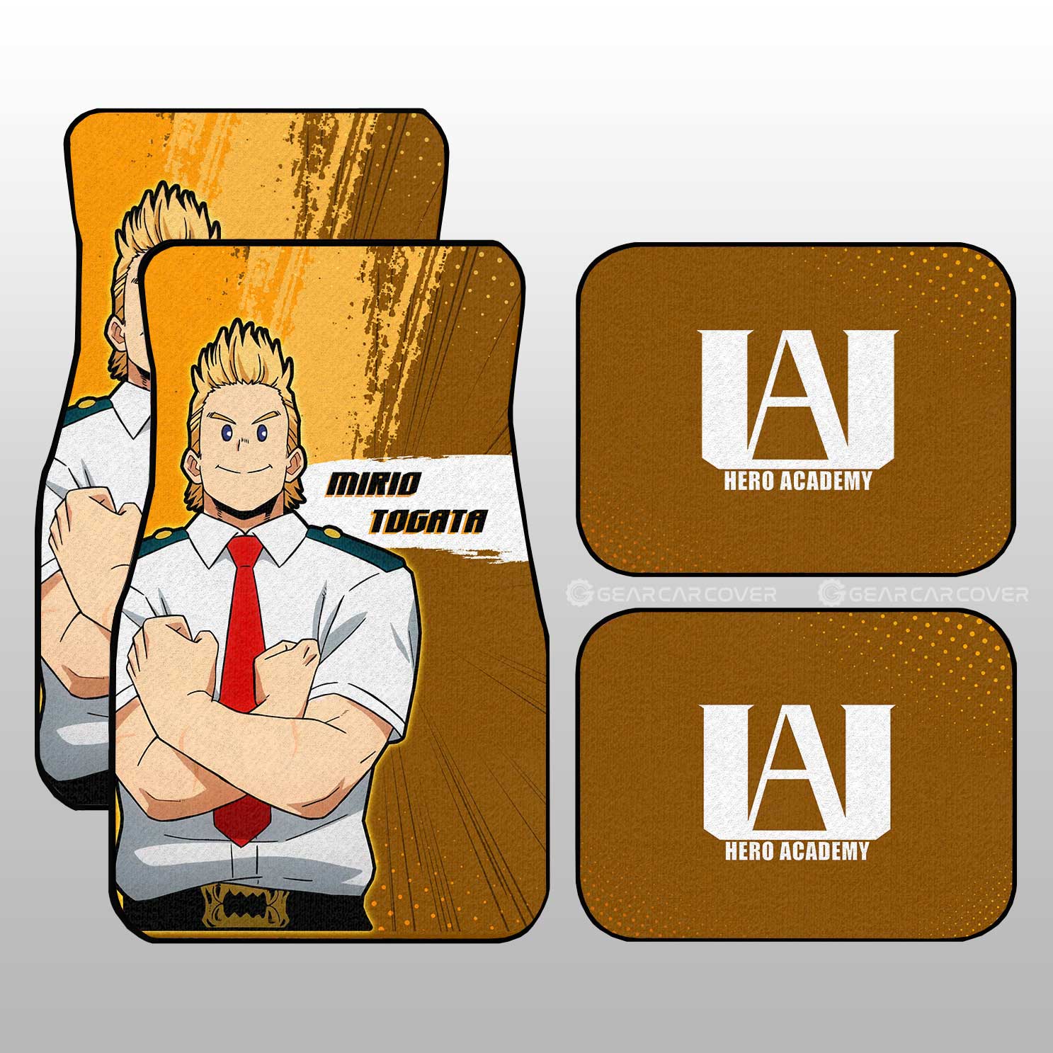 Mirio Togata Car Floor Mats Custom For My Hero Academia Anime Fans - Gearcarcover - 1