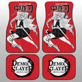 Mitsuri Kanroji Car Floor Mats Custom Demon Slayer Anime Car Accessories Manga Style For Fans - Gearcarcover - 2