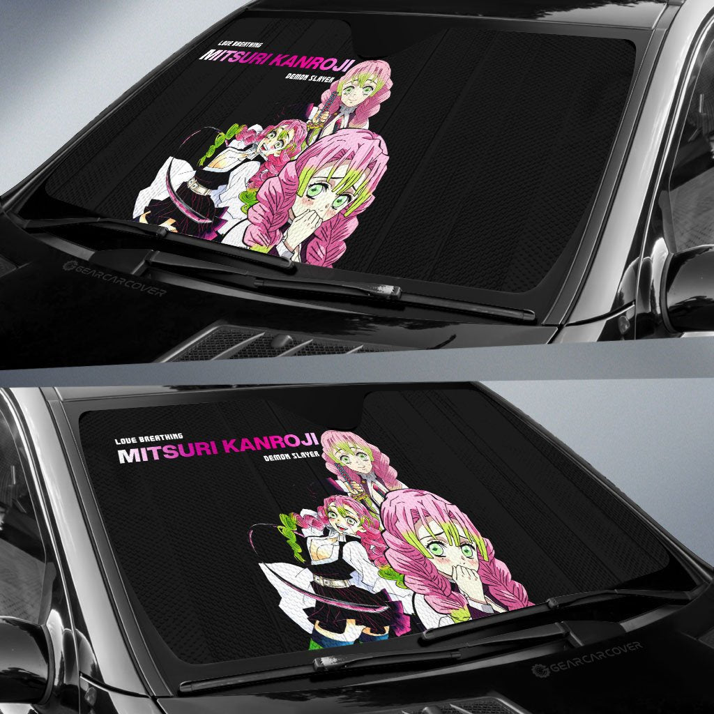 Mitsuri Kanroji Car Sunshade Custom Demon Slayer Anime - Gearcarcover - 2