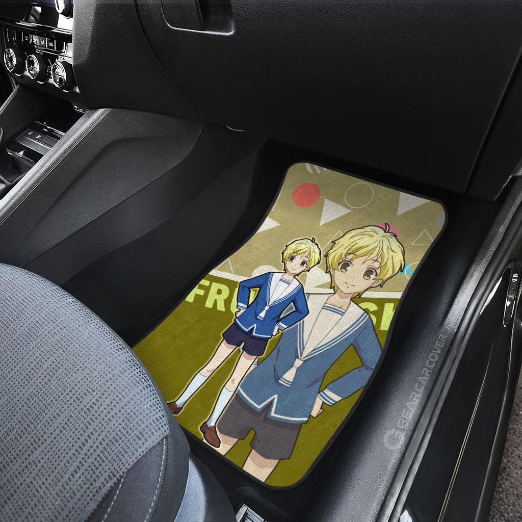 Momiji Sohma Car Floor Mats Custom Fruit Basket Anime Car Accessories - Gearcarcover - 4