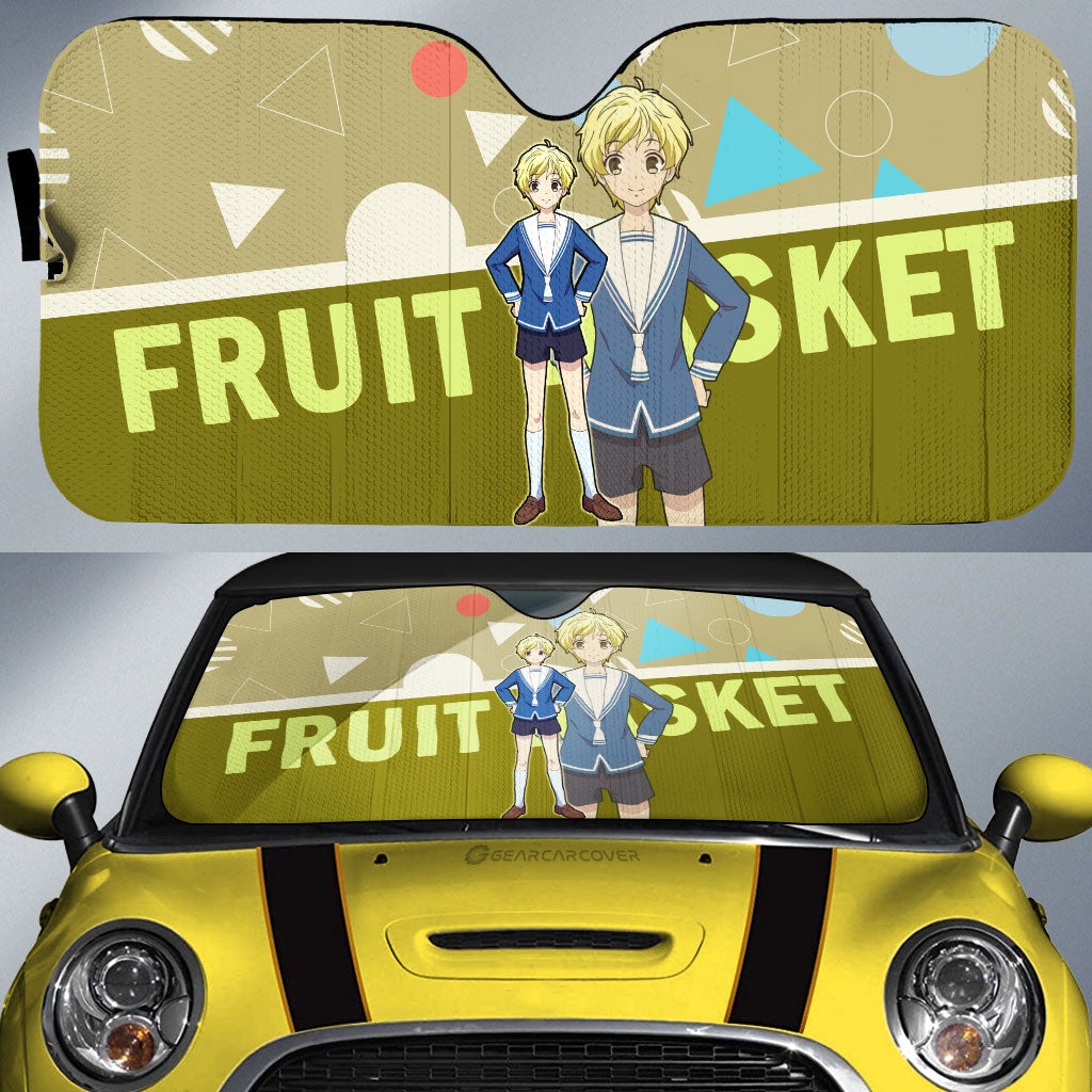 Momiji Sohma Car Sunshade Custom Fruit Basket Anime Car Accessories - Gearcarcover - 1