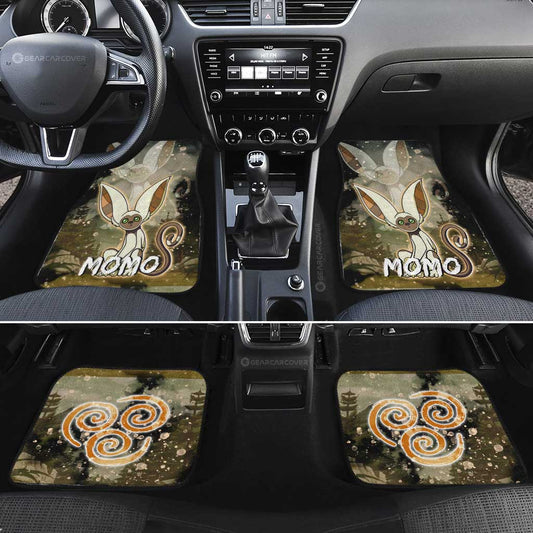 Momo Car Floor Mats Custom Avatar The Last Airbender Anime - Gearcarcover - 2