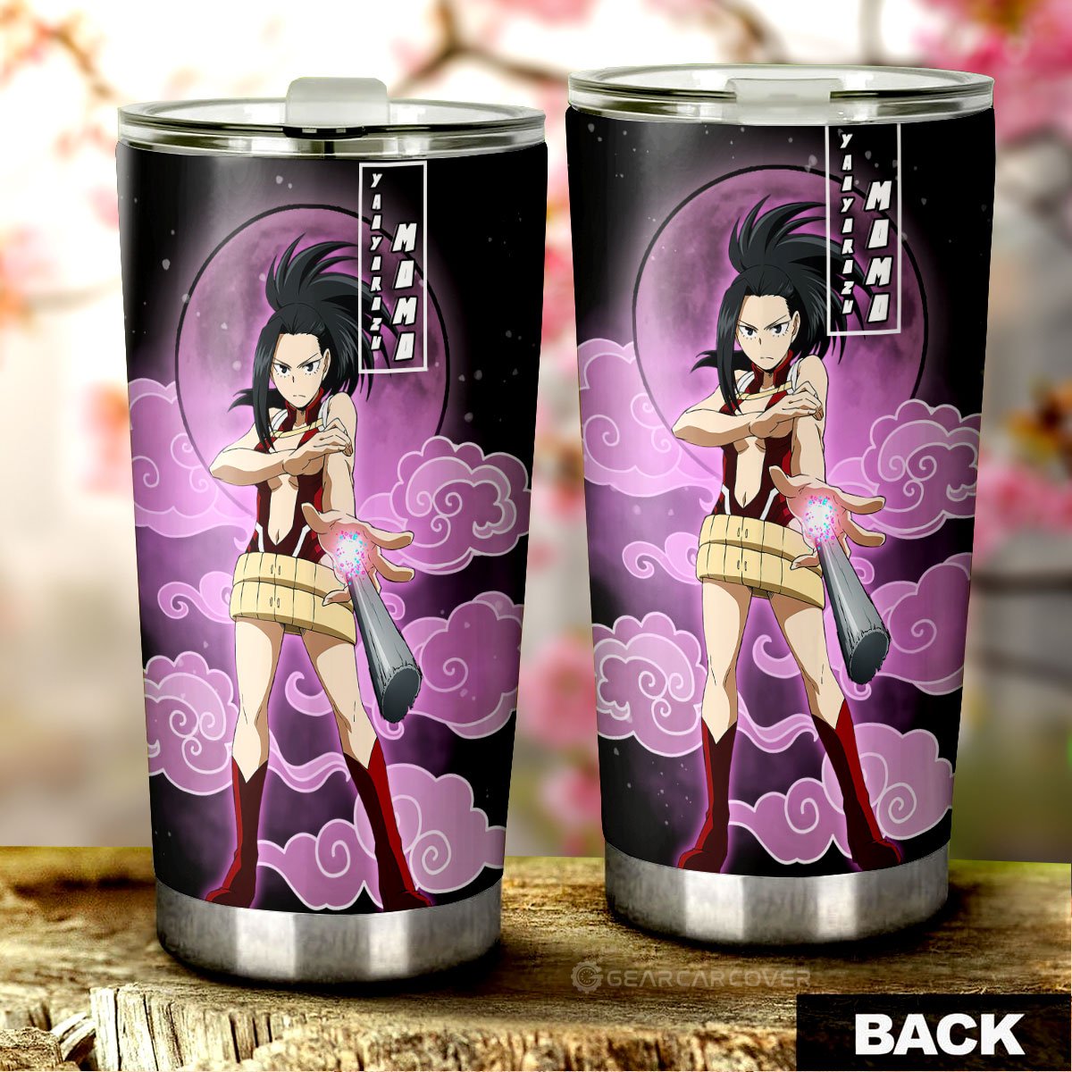 Momo Yaoyorozu Tumbler Cup Custom Anime My Hero Academia Car Interior Accessories - Gearcarcover - 3