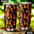 Monarch butterfly Tumbler Cup Custom Insect Car Accessories - Gearcarcover - 3