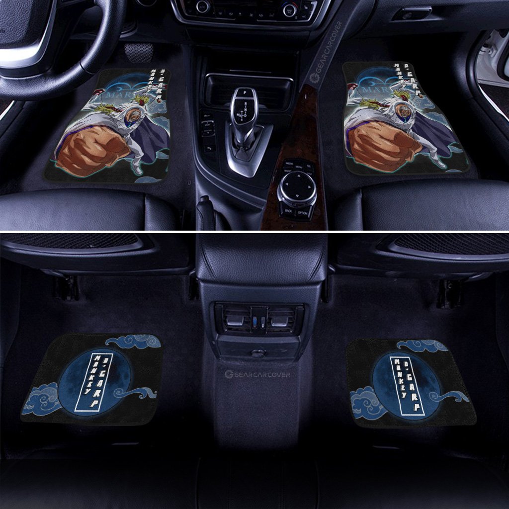 Monkey D. Garp Car Floor Mats Custom One Piece Anime Car Accessories For Anime Fans - Gearcarcover - 3