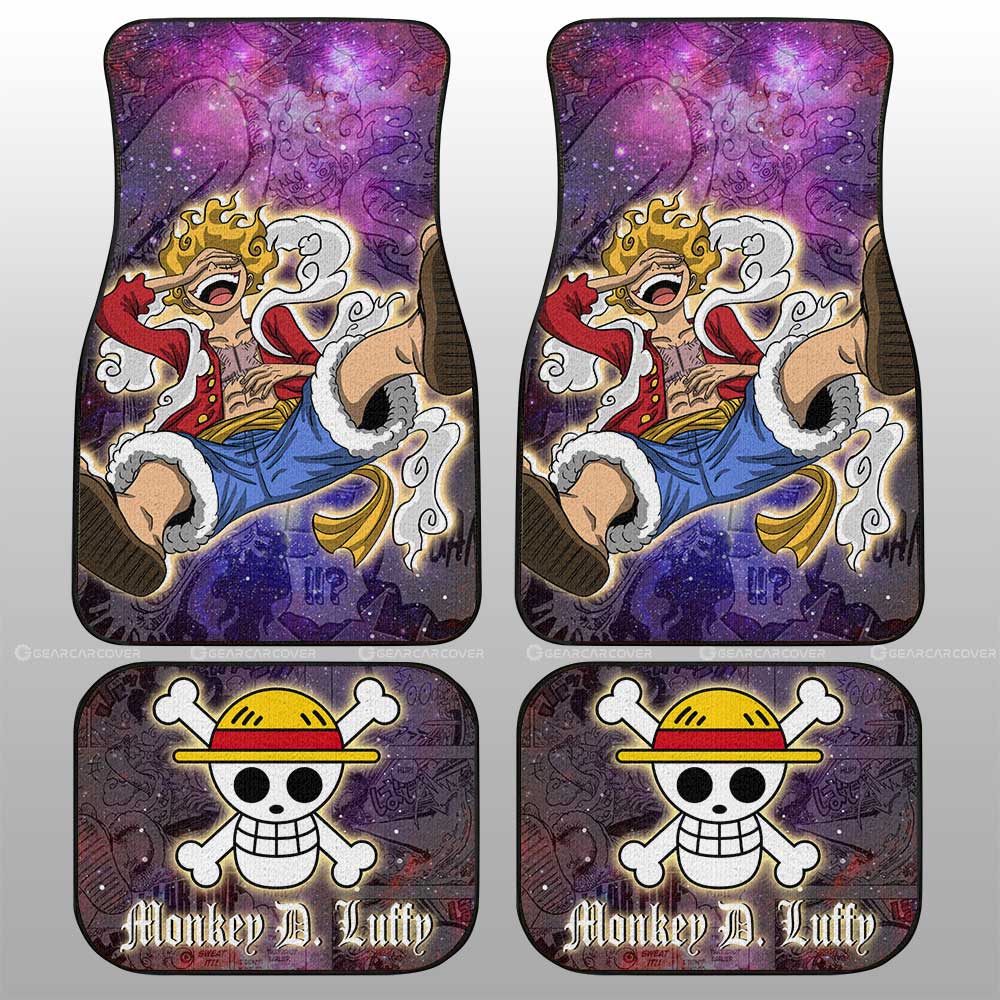 Monkey D. Luffy Car Floor Mats Custom One Piece Anime Car Accessories Manga Galaxy Style - Gearcarcover - 2