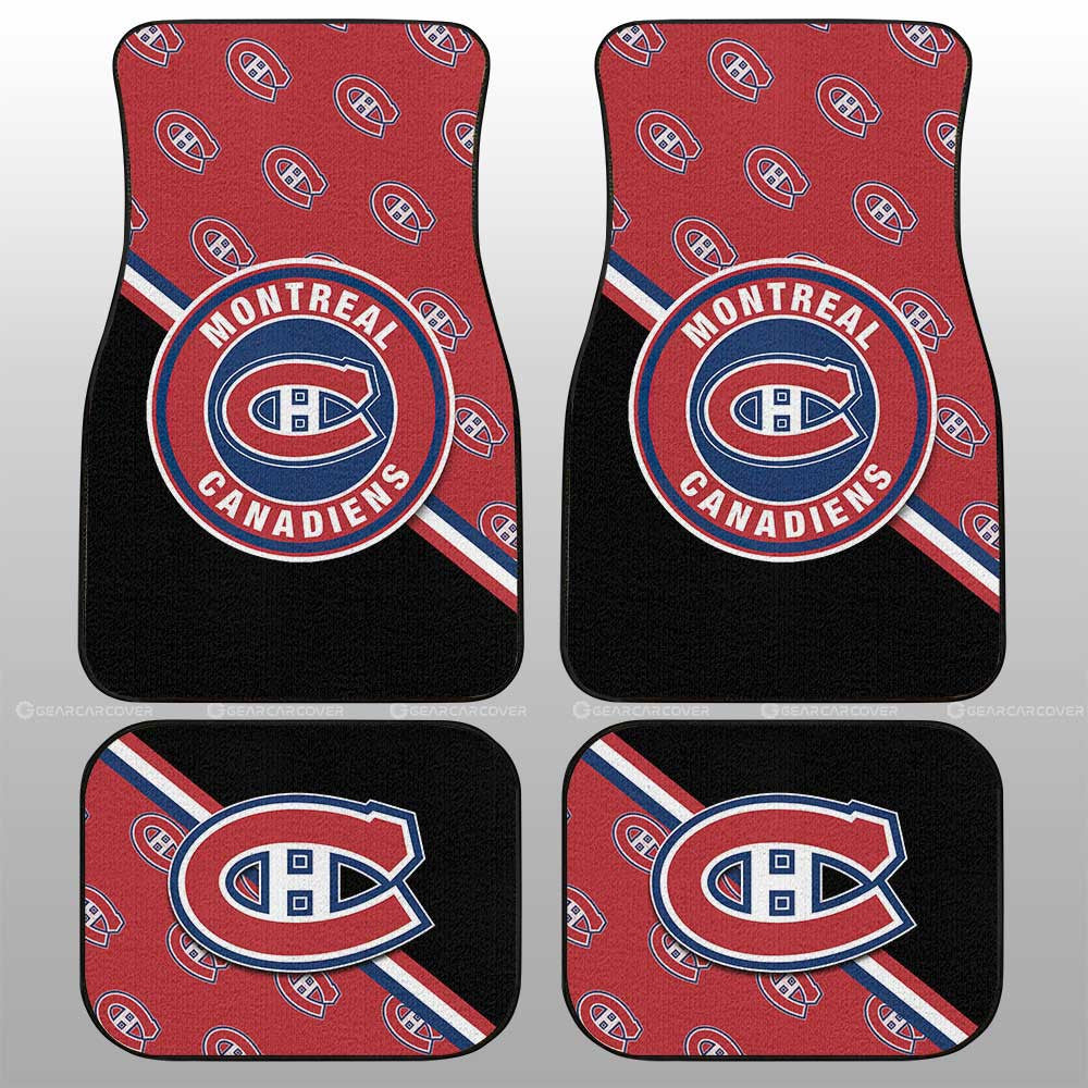 Montreal Canadiens Car Floor Mats Custom Car Accessories For Fans - Gearcarcover - 1