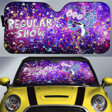 Mordecai Regular Show Car Sunshade Custom Cartoon Car Accessories - Gearcarcover - 1