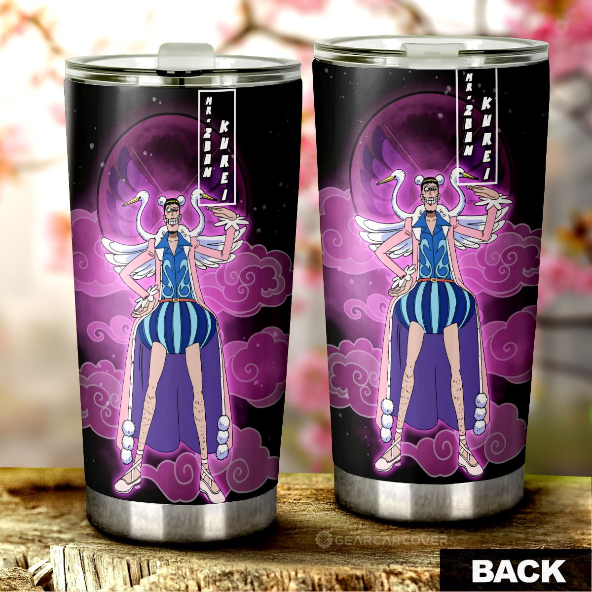 Mr. 2 Bon Kurei Tumbler Cup Custom One Piece Anime Car Accessories For Anime Fans - Gearcarcover - 3