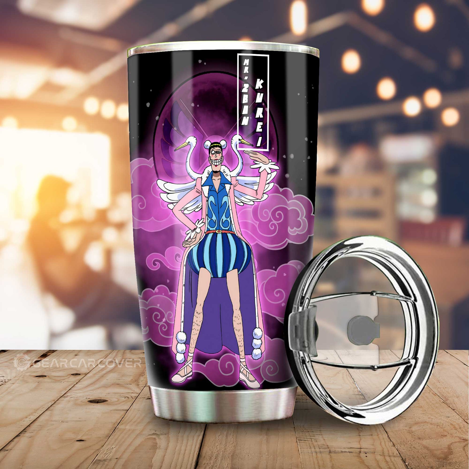 Mr. 2 Bon Kurei Tumbler Cup Custom One Piece Anime Car Accessories For Anime Fans - Gearcarcover - 1