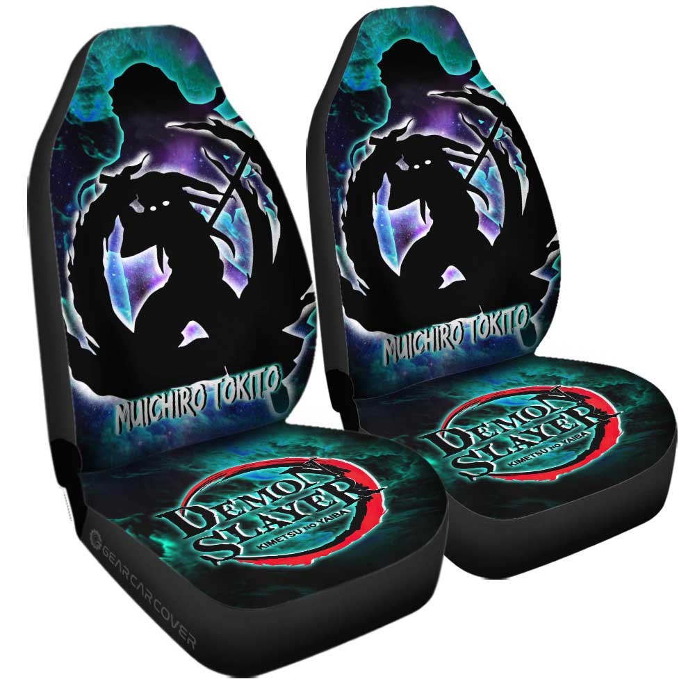 Muichiro Tokito Car Seat Covers Custom Demon Slayer Anime - Gearcarcover - 3