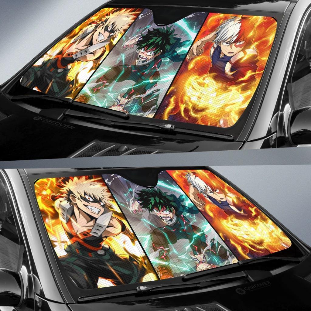 My Hero Academia Car Sunshade Custom Anime Car Accessories - Gearcarcover - 2