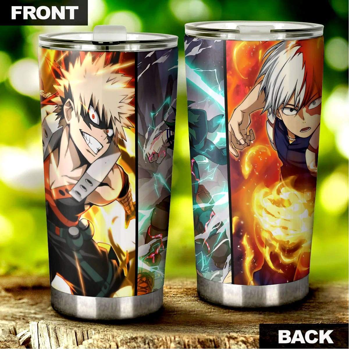 My Hero Academia Tumbler Cup Custom Anime Car Accessories - Gearcarcover - 3