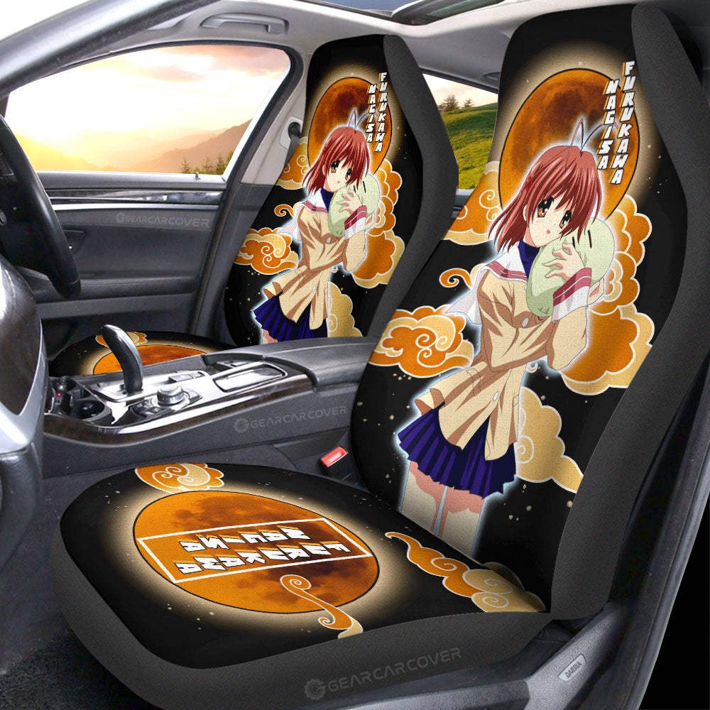 Nagisa Furukawa Car Seat Covers Custom Clannad Anime Car Accessories - Gearcarcover - 2
