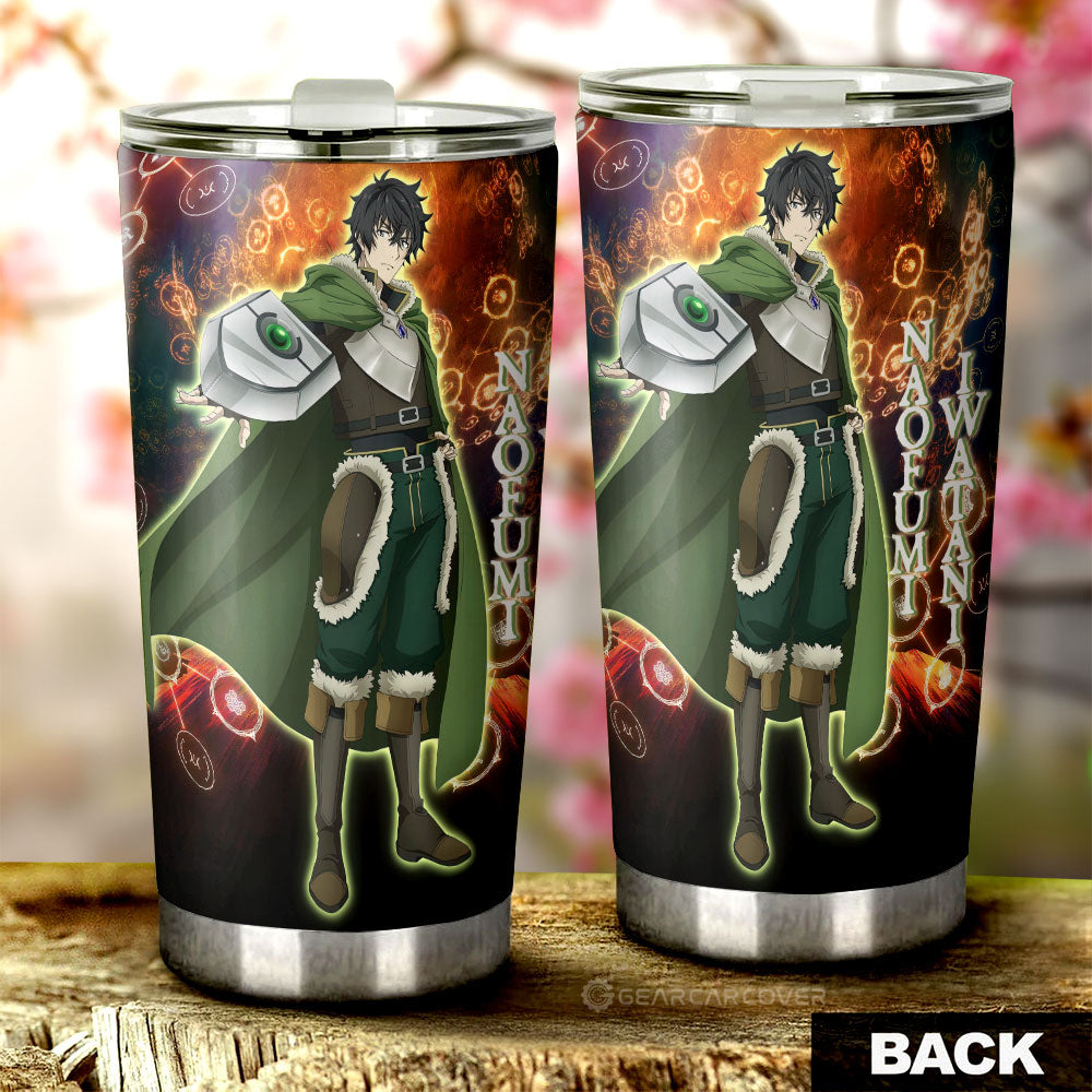 Naofumi Iwatani Tumbler Cup Custom Rising Of The Shield Hero Anime Car Accessories - Gearcarcover - 3