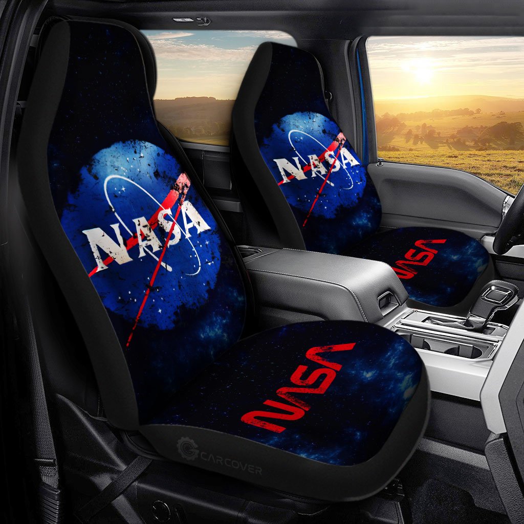 Nasa Car Seat Covers Custom Galaxy Car Interior Accessories - Gearcarcover - 1