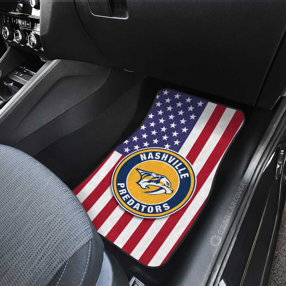 Nashville Predators Car Floor Mats Custom Car Decor Accessories - Gearcarcover - 3
