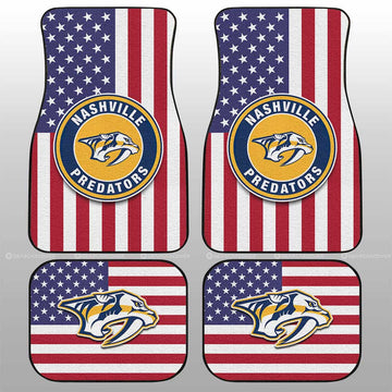 Nashville Predators Car Floor Mats Custom Car Decor Accessories - Gearcarcover - 1