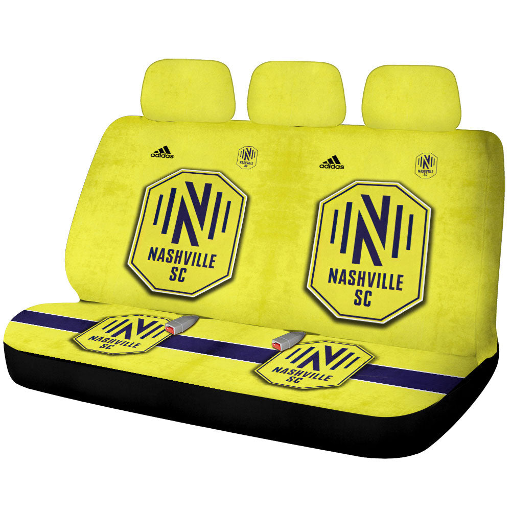 Nashville SC Car Back Seat Covers Custom Car Accessories For Fans - Gearcarcover - 2