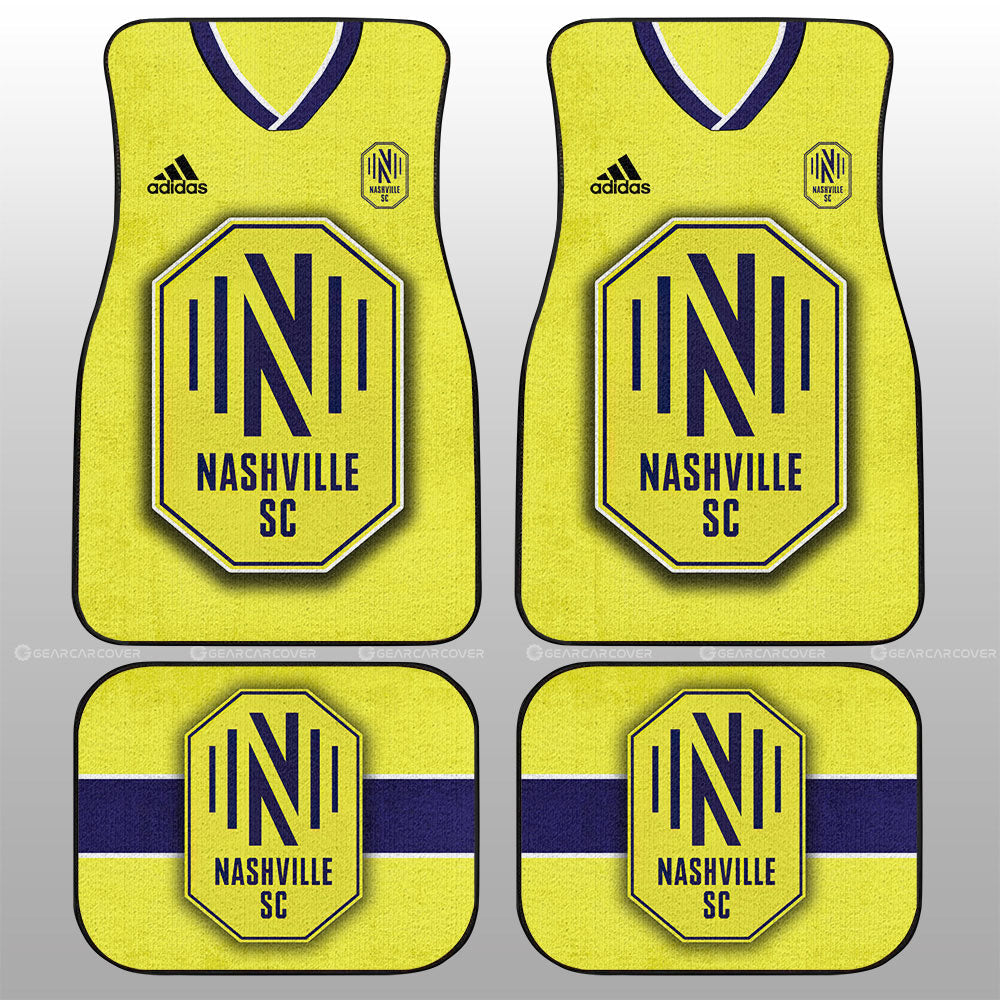 Nashville SC Car Floor Mats Custom Car Accessories For Fans - Gearcarcover - 1