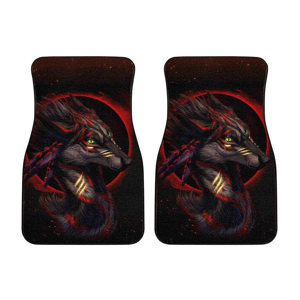 Native American Wolf Dreamcatcher Car Floor Mats - Gearcarcover - 2