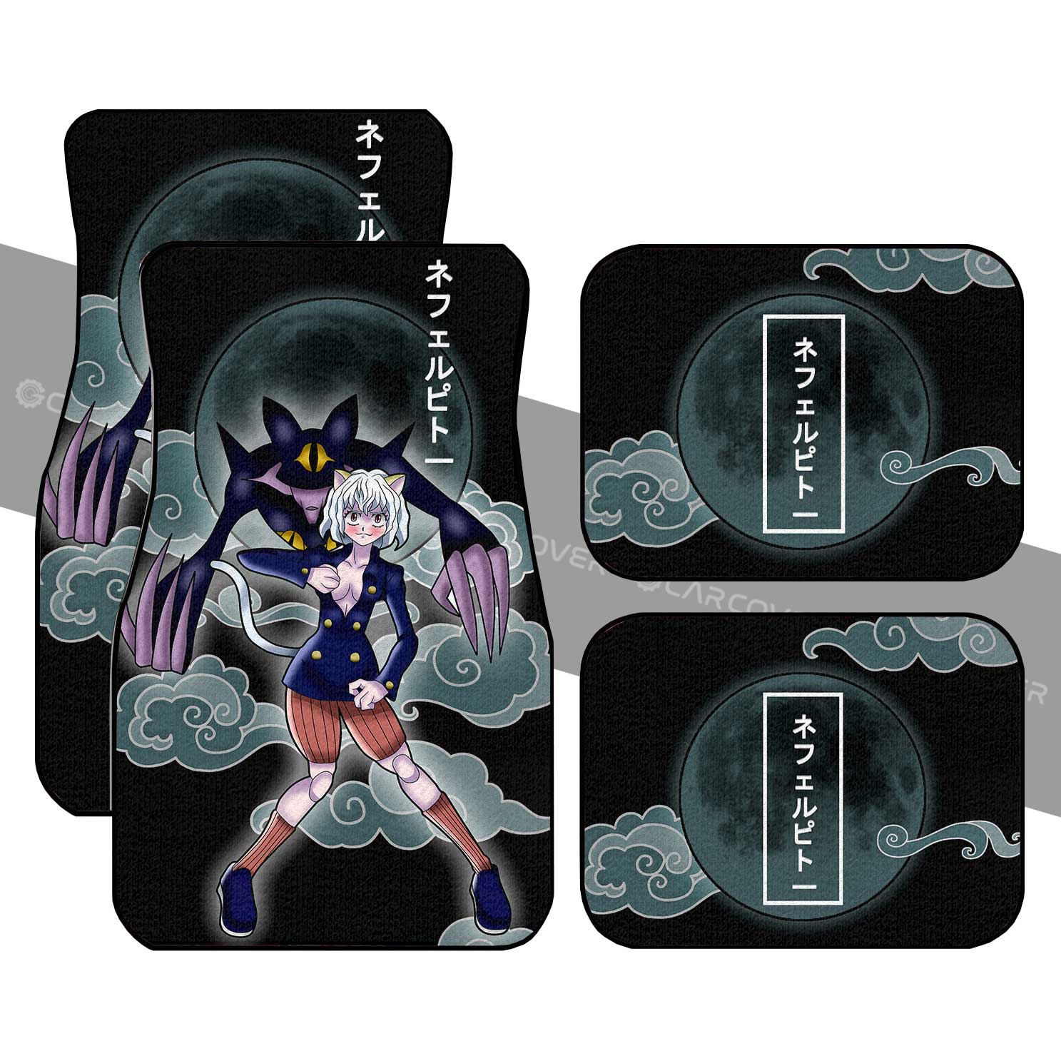 Neferpitou Car Floor Mats Custom Hunter x Hunter Anime Car Accessories - Gearcarcover - 1