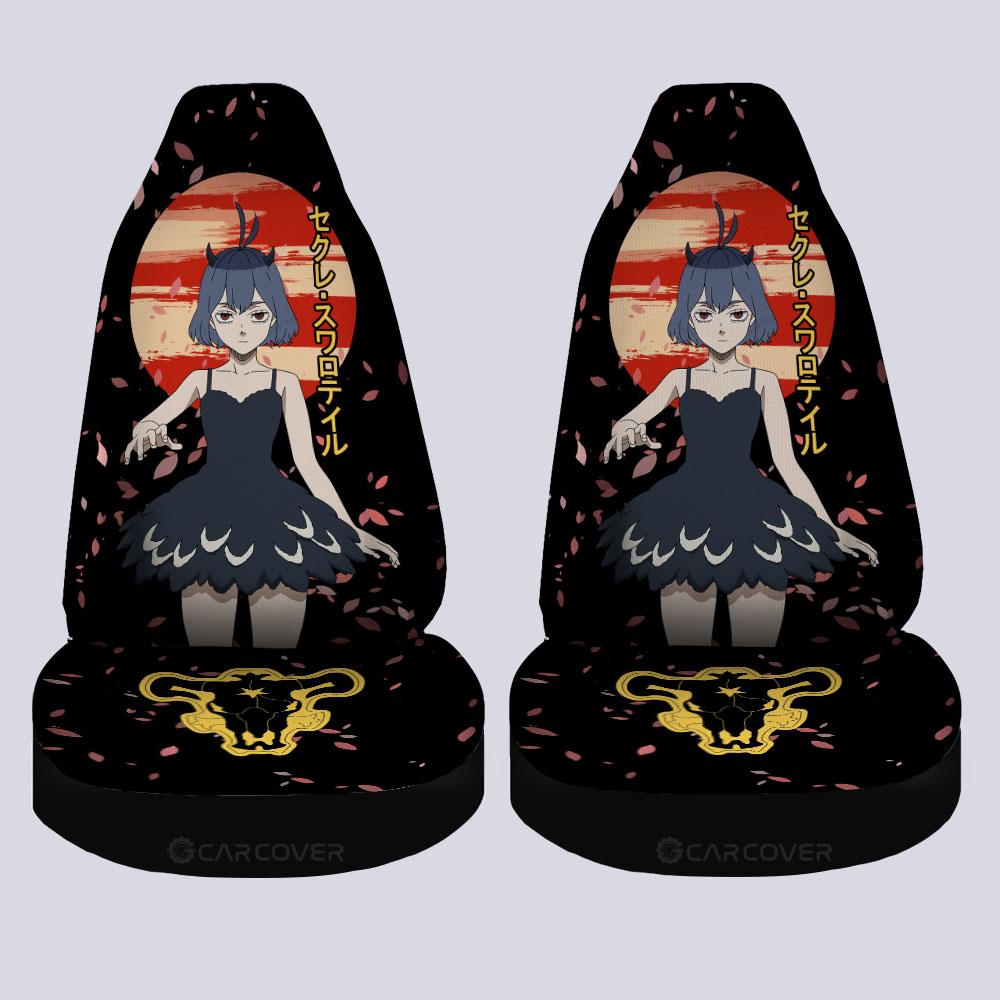 Nero Car Seat Covers Custom Black Clover Anime Car Interior Accessories - Gearcarcover - 4