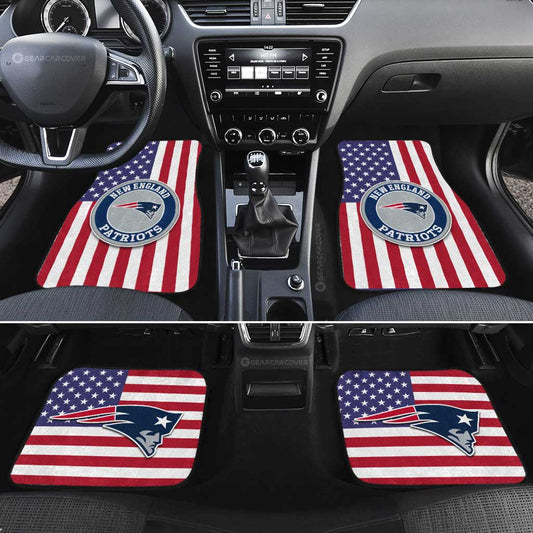 New England Patriots Car Floor Mats Custom Car Decor Accessories - Gearcarcover - 2