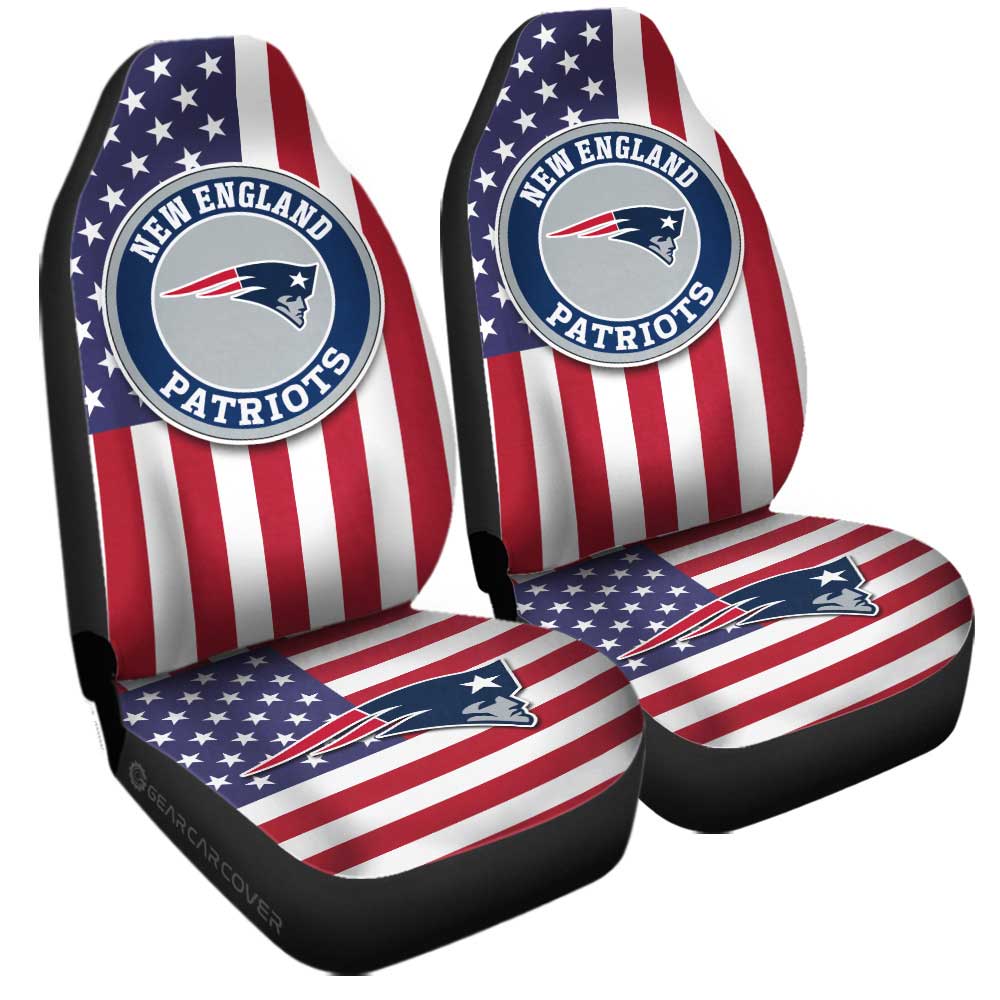 New England Patriots Car Seat Covers Custom Car Decor Accessories - Gearcarcover - 3