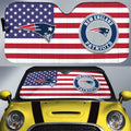 New England Patriots Car Sunshade Custom Car Decor Accessories - Gearcarcover - 1