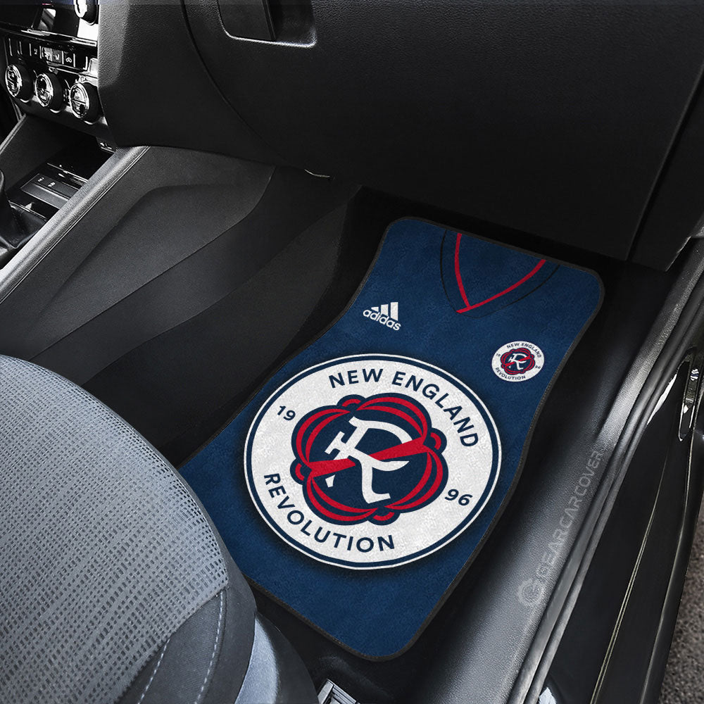 New England Revolution Car Floor Mats Custom Car Accessories For Fans - Gearcarcover - 3
