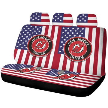 New Jersey Devils Car Back Seat Cover Custom Car Accessories - Gearcarcover - 1
