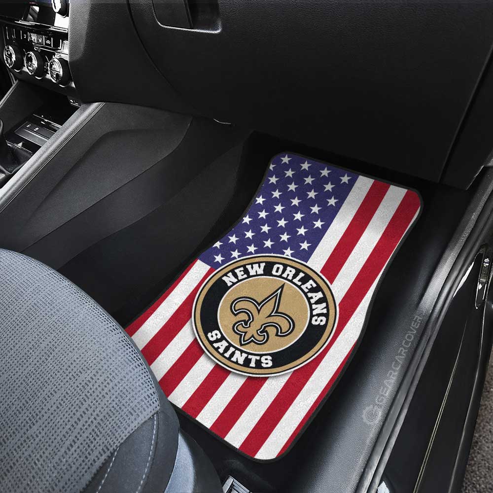 New Orleans Saints Car Floor Mats Custom Car Decor Accessories - Gearcarcover - 3