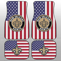 New Orleans Saints Car Floor Mats Custom Car Decor Accessories - Gearcarcover - 1