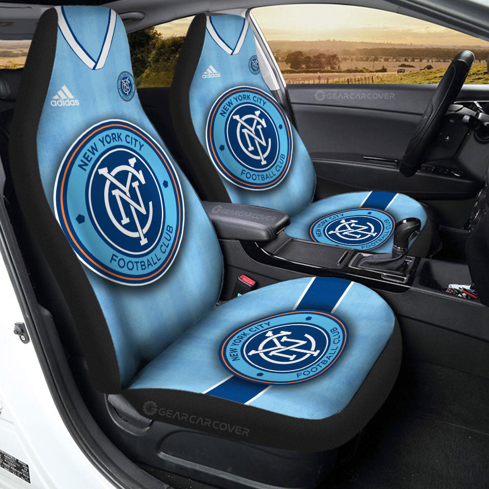 New York City FC Car Seat Covers Custom Car Accessories For Fans - Gearcarcover - 3