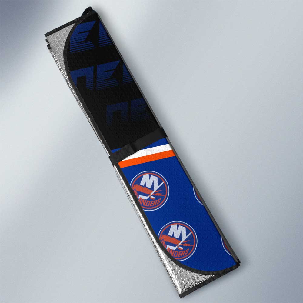 New York Islanders Car Sunshade Custom Car Decorations For Fans - Gearcarcover - 3