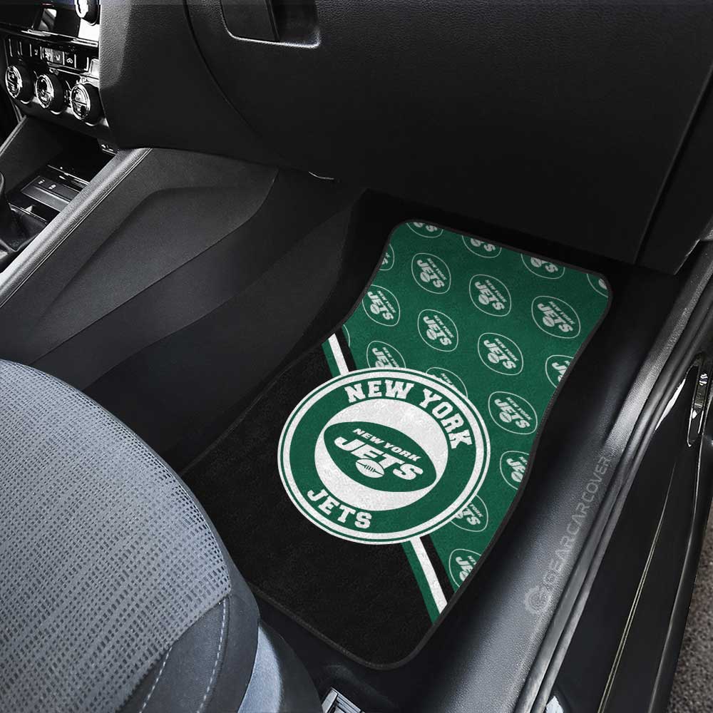 New York Jets Car Floor Mats Custom Car Accessories For Fans - Gearcarcover - 3
