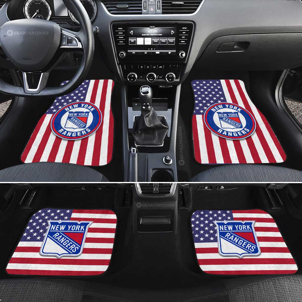 New York Rangers Car Floor Mats Custom Car Accessories - Gearcarcover - 2