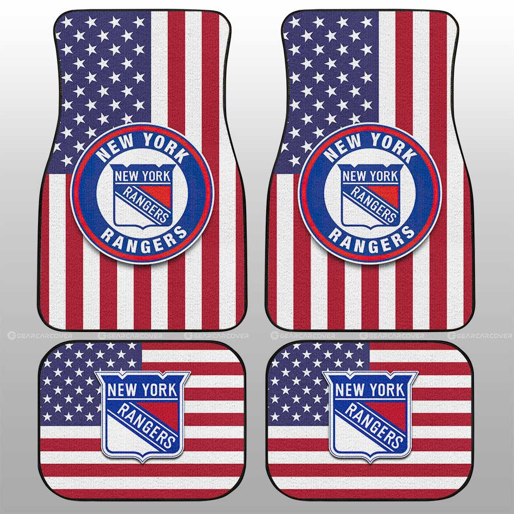 New York Rangers Car Floor Mats Custom Car Accessories - Gearcarcover - 1