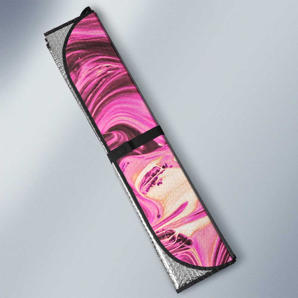 Nezuko Kamado Car Sunshade Custom Demon Slayer Anime Car Accessories - Gearcarcover - 2