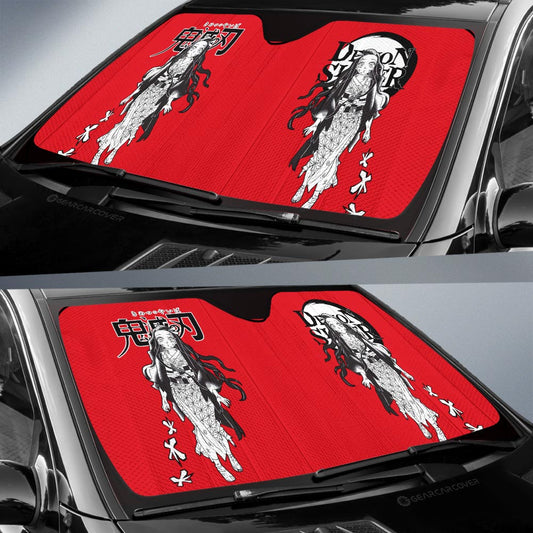 Nezuko Kamado Car Sunshade Custom Demon Slayer Anime Car Accessories Manga Style For Fans - Gearcarcover - 2