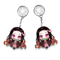 Nezuko Kamado Keychain Custom Demon Slayer Anime Car Accessories - Gearcarcover - 3