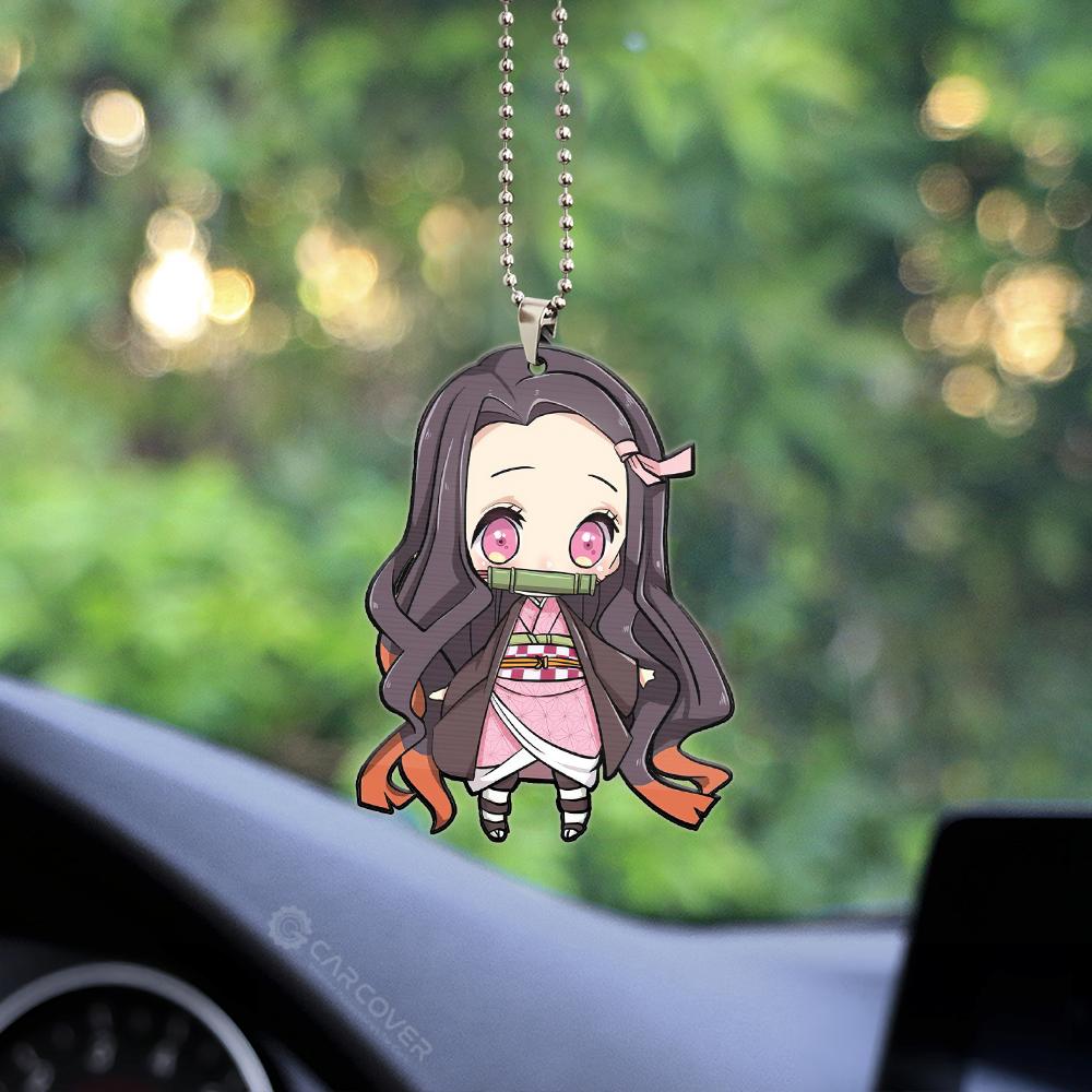 Nezuko Kamado Ornament Custom Anime Demon Slayer Car Accessories - Gearcarcover - 2