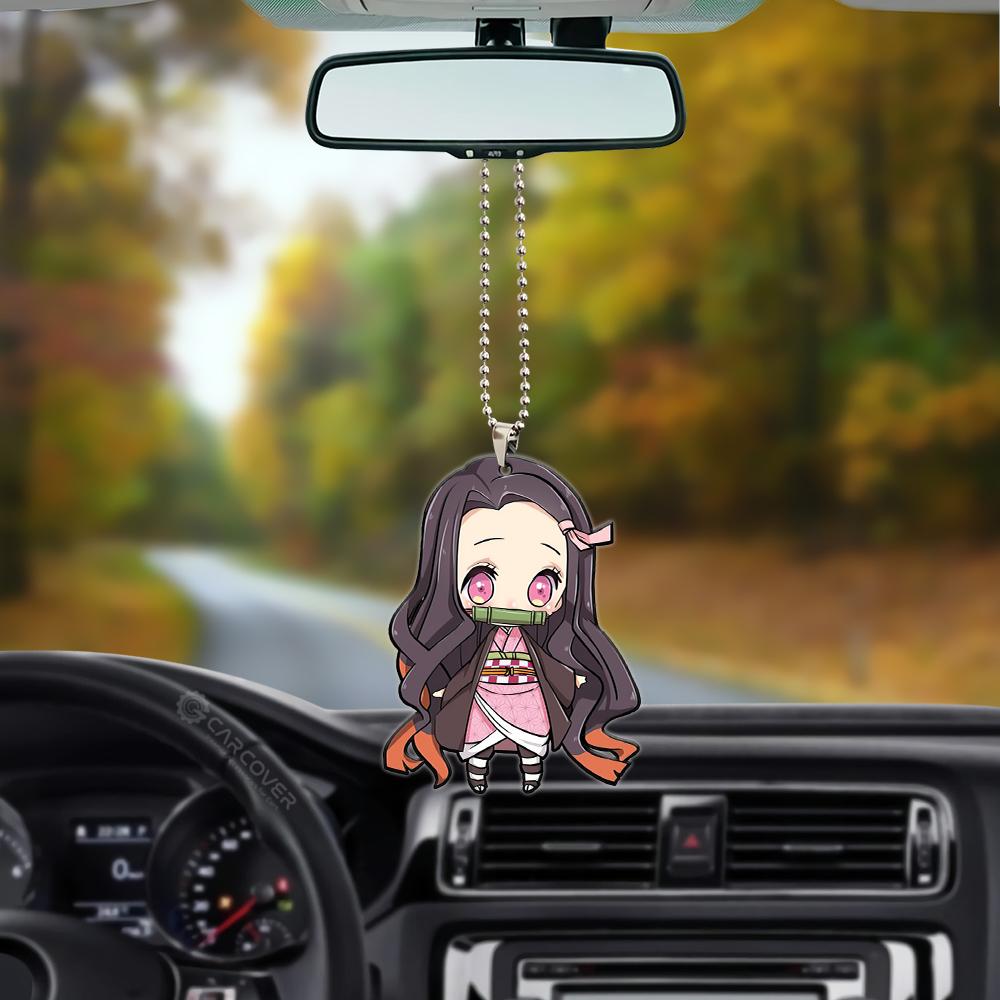 Nezuko Kamado Ornament Custom Anime Demon Slayer Car Accessories - Gearcarcover - 3