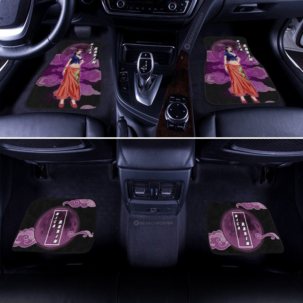 Nico Robin Car Floor Mats Custom Anime One Piece Car Accessories For Anime Fans - Gearcarcover - 3