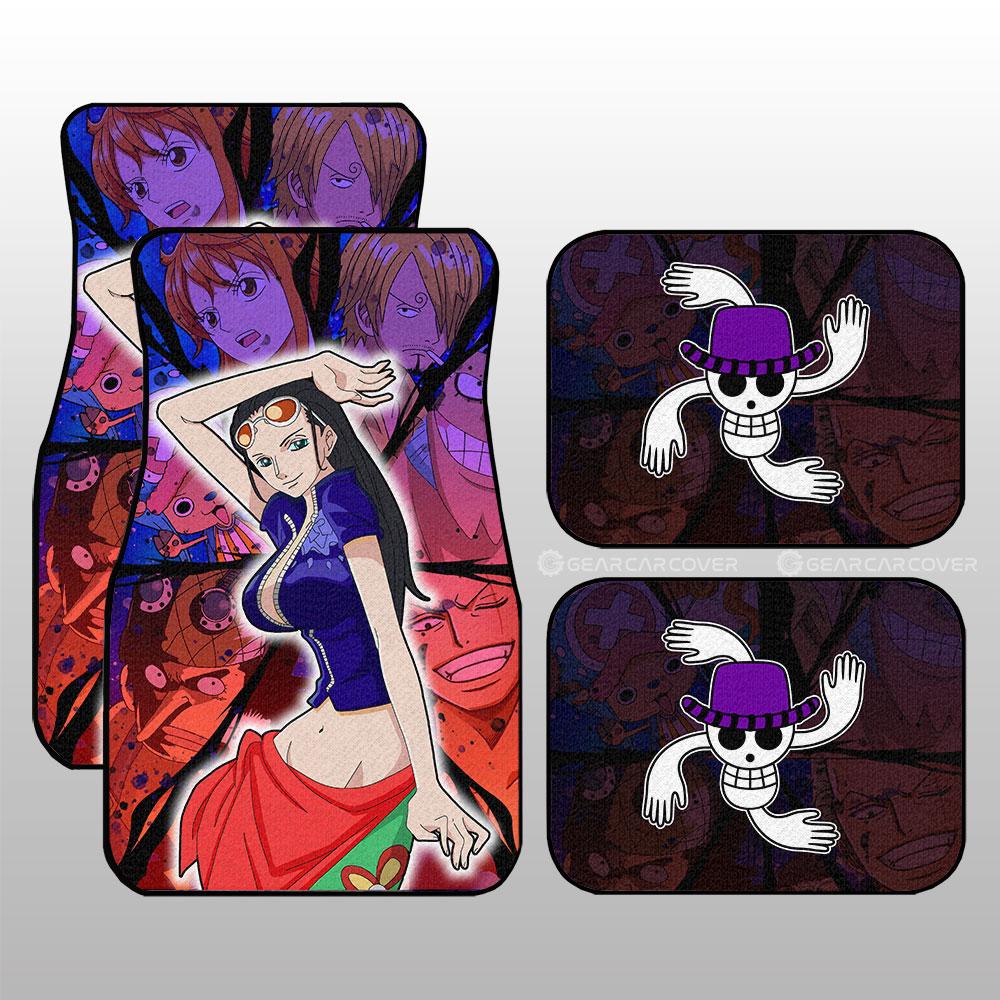 Nico Robin Car Floor Mats Custom One Piece Anime Car Interior Accessories - Gearcarcover - 1