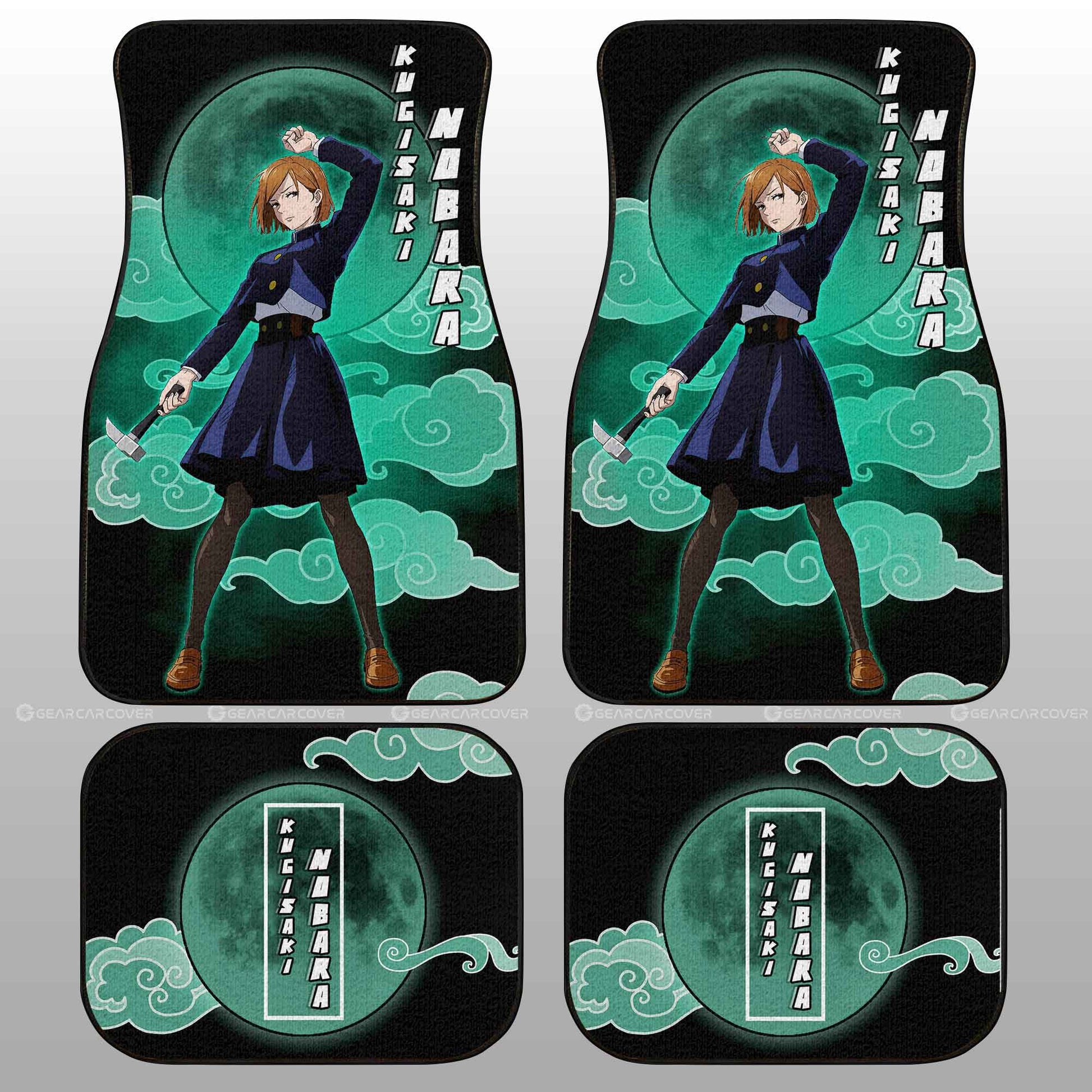 Nobara Kugisaki Car Floor Mats Custom Jujutsu Kaisen Anime Car Interior Accessories - Gearcarcover - 2