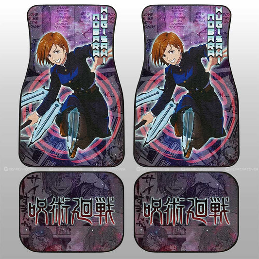 Nobara Kugisaki Car Floor Mats Custom Jujutsu Kaisen Anime Galaxy Manga Style - Gearcarcover - 2
