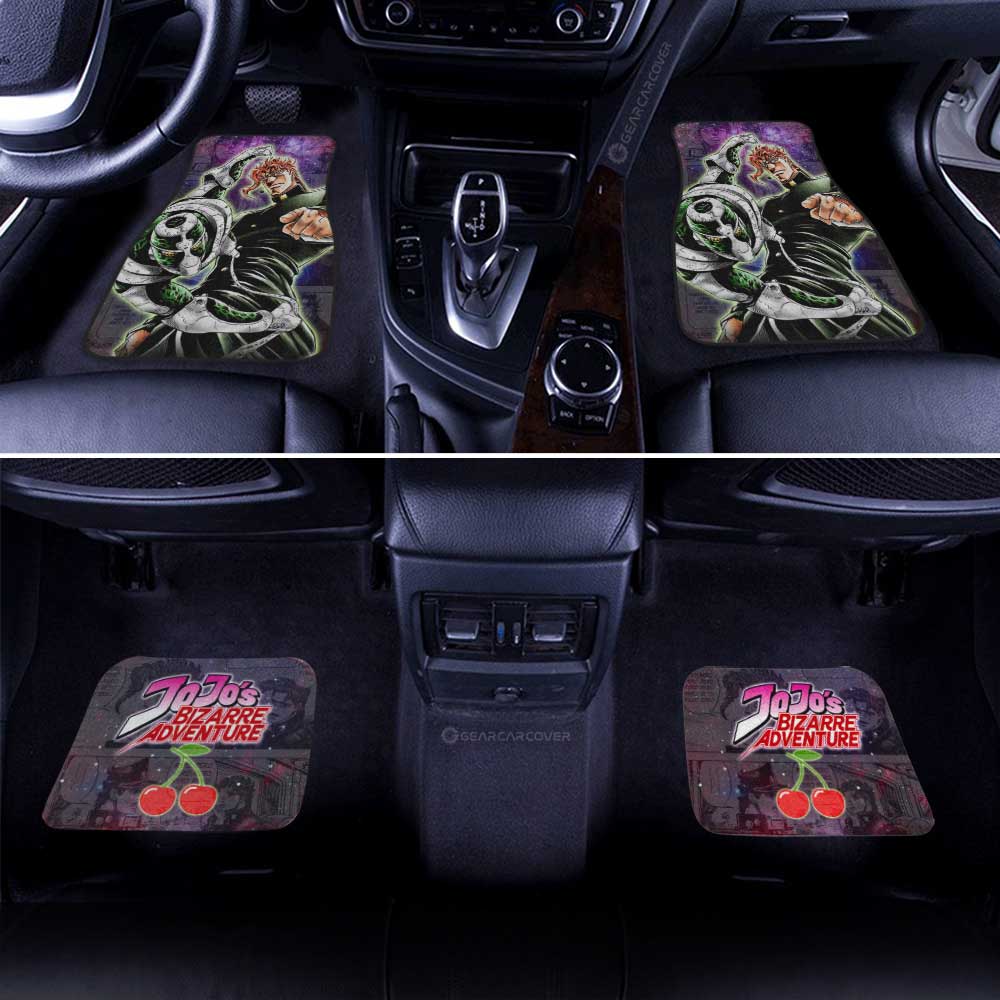 Noriaki Kakyoin Car Floor Mats Custom JJBA Anime Car Accessories - Gearcarcover - 3